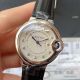Swiss Quartz Cartier Medium Ballon Bleu Brown Leather Strap Watch 33mm (3)_th.jpg
